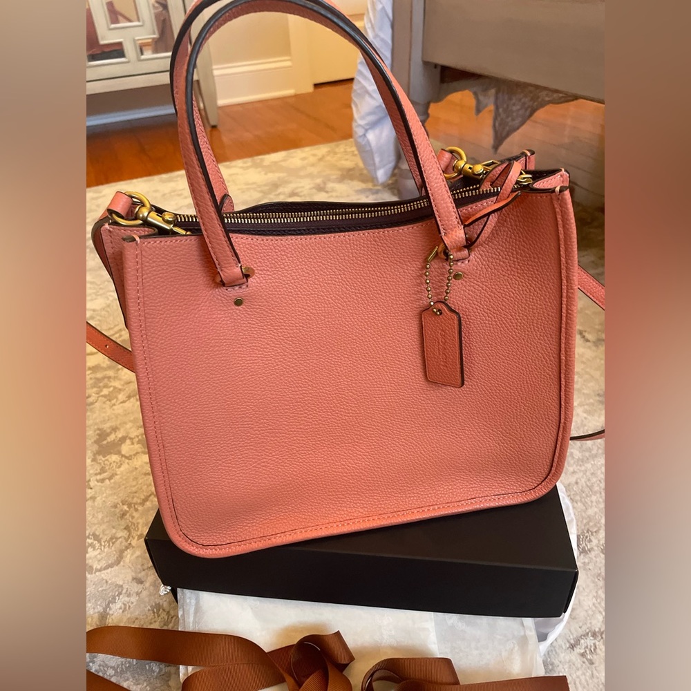 Never Worn Pink Coach Bag